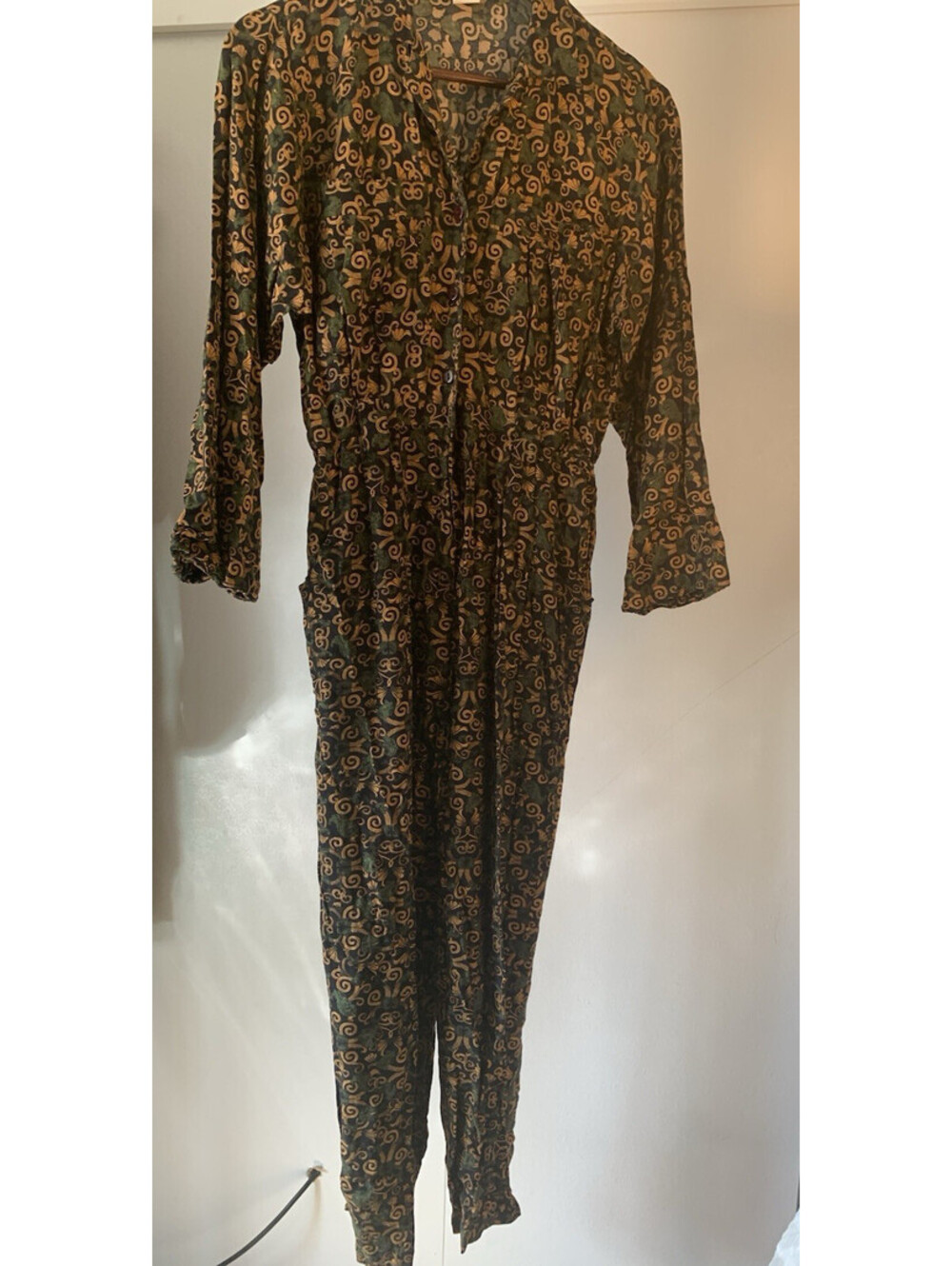 Taurus II Vintage Jumpsuit With Pockets Floral Size 10